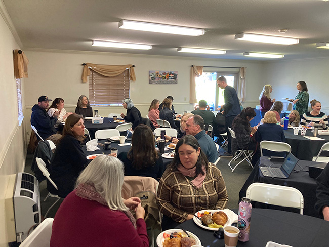 Faculty Flex event lunch