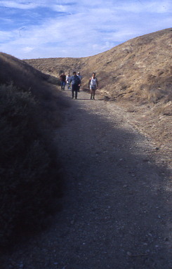 walking at San Andreas Fault